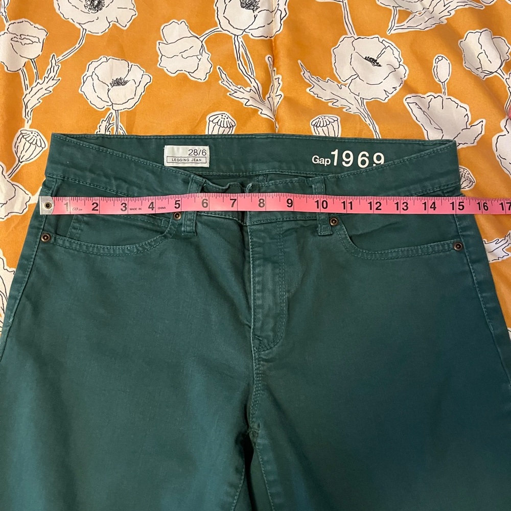 Gap 1969 Green Jeans